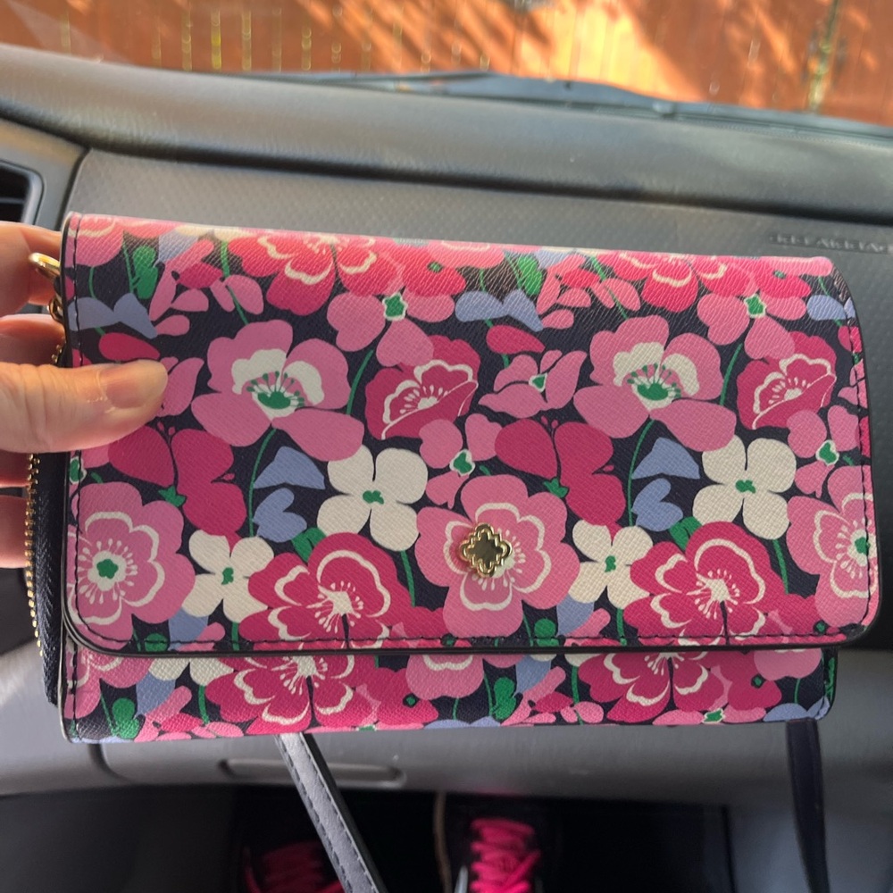 Vibrant Floral Crossbody Bag